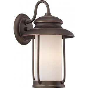 Bethany-9.8W 1 LED Outdoor Small Wall Lantern-8.5 Inches Wide by 14.13 Inches High