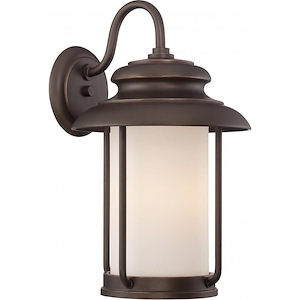 Bethany-9.8W 1 LED Outdoor Large Wall Lantern-10 Inches Wide by 16.75 Inches High - 487632