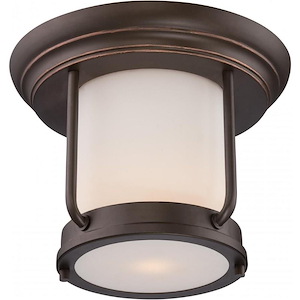 Bethany-9.8W 1 LED Outdoor Flush Mount-10 Inches Wide by 8 Inches High - 487631