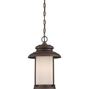 Bethany-9.8W 1 LED Outdoor Hanging Lantern-10 Inches Wide by 15.88 Inches High - 487629