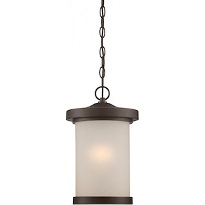 Diego-9.8W 1 LED Outdoor Hanging Lantern-9 Inches Wide by 14.75 Inches High - 487624