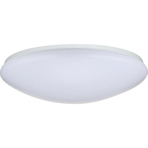 32.5W 1 LED Flush Mount with Occupancy Sensor-19 Inches Wide by 3.5 Inches High