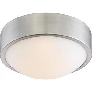 Perk-16W 1 LED Flush Mount-9 Inches Wide by 4 Inches High