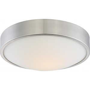 Perk-16W 1 LED Flush Mount-13 Inches Wide by 4 Inches High - 669400