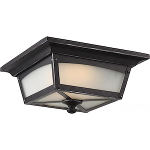 Essex-18W 1 LED Flush Mount-11 Inches Wide by 5.25 Inches High