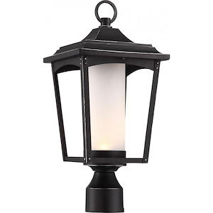 Essex-14W 1 LED Outdoor Post Lantern-8.25 Inches Wide by 18.13 Inches High