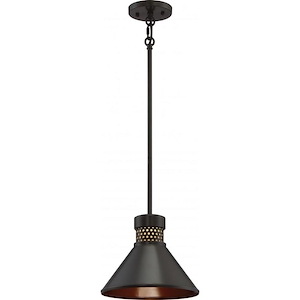 Doral-12W 1 LED Small Pendant-10 Inches Wide by 8 Inches High - 669525