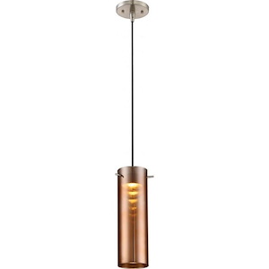 Pulse-12W 1 LED Mini-Pendant-3 Inches Wide by 10 Inches High - 669464