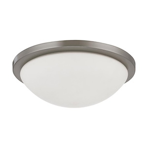 Button-18W 1 LED Flush Mount-13.38 Inches Wide by 4 Inches High - 668862