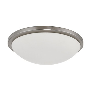 Button-25W 1 LED Flush Mount-17 Inches Wide by 5 Inches High - 668861