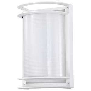 18.5W LED Outdoor Rectangular Bulk Head-10.52 Inches Tall and 7.05 Inches Wide