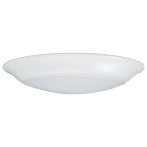 12W LED 3000K Disk Light (Pack of 6) In Contemporary-1.28 Inches Tall and 7.4 Inches Wide