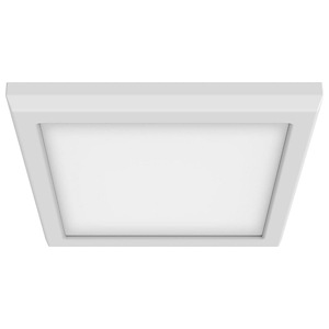 Blink Pro - 11W 3000K LED Square Edge Lit Flush Mount In Utilitarian Style-0.67 Inches Tall and 7 Inches Wide