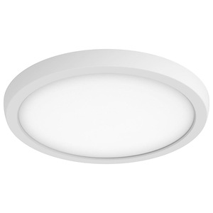 Blink Pro - 13W 3000K LED Round Edge Lit Flush Mount In Utilitarian Style-0.67 Inches Tall and 9 Inches Wide