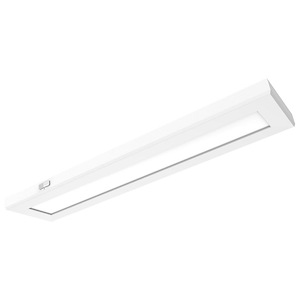 Blink Pro+ - 24W CCT Selectable LED Rectangular Edge Lit Flush Mount In Contemporary Style-1.06 Inches Tall and 5.61 Inches Wide