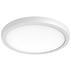 Blink Pro+ - 29.5W CCT Selectable LED Round Edge Lit Flush Mount In Contemporary Style-1.06 Inches Tall and 15 Inches Wide