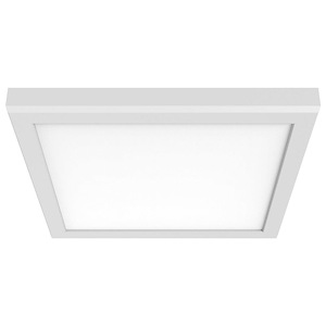 Blink Pro+ - 19.5W CCT Selectable LED Square Edge Lit Flush Mount In Contemporary Style-1.06 Inches Tall and 12 Inches Wide - 1302649