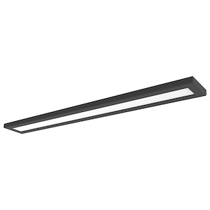 Blink Pro+ - 42W CCT Selectable LED Rectangular Edge Lit Flush Mount In Contemporary Style-1.06 Inches Tall and 5.61 Inches Wide
