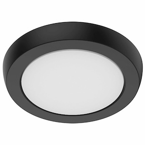 Blink Performer - 8W CCT Selectable LED Round Flush Mount In Utilitarian Style-0.67 Inches Tall and 5 Inches Wide - 1325257