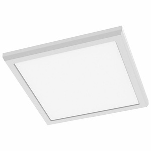 Blink Performer - 11W CCT Selectable LED Square Flush Mount In Utilitarian Style-0.67 Inches Tall and 9 Inches Wide