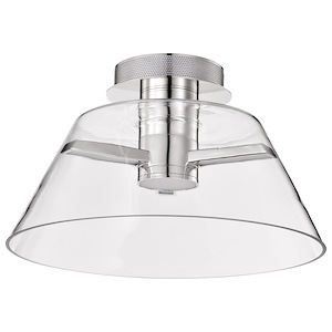 Edmond - 18W LED Semi-Flush Mount-9.5 Inches Tall and 17 Inches Wide - 1342260