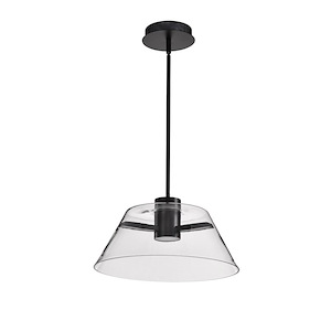 Edmond - 18W LED Pendant-8.88 Inches Tall and 17 Inches Wide