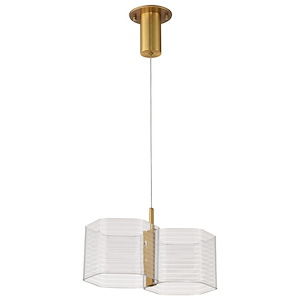 Kenzo - 12W 2 LED Mini Pendant-8.13 Inch Tall and 7.63 Inch Wide - 1377174