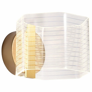 Kenzo - 6W 1 LED Wall Sconce-5.7 Inch Tall and 7.63 Inch Wide - 1377175