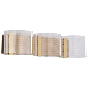 Kenzo - 15W 3 LED Bath Vanity-5.7 Inch Tall and 25 Inch Wide - 1377176
