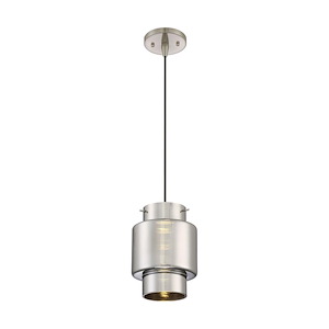 Del-12W 1 LED Mini-Pendant-6.75 Inches Wide by 9.25 Inches High - 669510