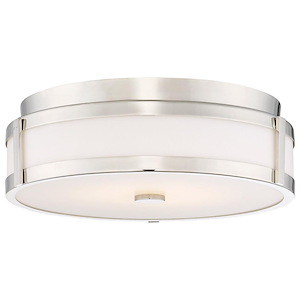 14 Inch 20W 1 LED Flush Mount with Battery Backup Ready