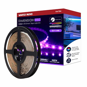 Dimension Pro - 30W LED Tape Light with J-Box Connection In Utilitarian Style-393.7 Inches Length and 0.47 Inches Wide - 1310808