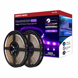 Dimension Pro - 68W LED Tape Light with J-Box Connection In Utilitarian Style-787.44 Inches Length and 0.47 Inches Wide - 1310809