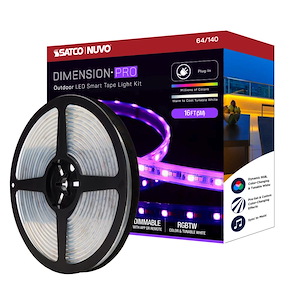 Dimension Pro - 18W LED Tape Light with Plug Connection In Utilitarian Style-196.85 Inches Length and 0.55 Inches Wide - 1310810