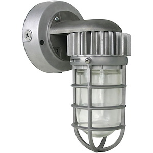 13W 1 LED Vapot Proof Outdoor Wall Mount-6 Inches Wide by 11.31 Inches High