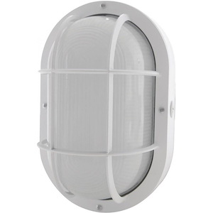 20W 1 LED Outdoor Bulk Head-7 Inches Wide by 5.5 Inches High