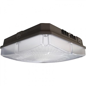 40W 4000K 1 LED Surface Mount in Utility Style-8.5 Inches Wide by 3.75 Inches High