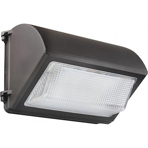 35W 5000K 1 LED Cutoff Wall Pack in Utility Style-14.5 Inches Wide by 9.38 Inches High