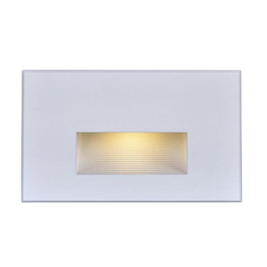 120V 5W 1 LED Outdoor Horizontal Step Light in Utility Style-5 Inches Wide by 1.63 Inches High