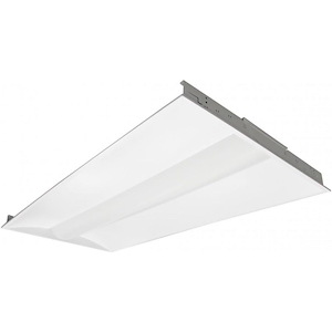 40W 3500K 1 LED Troffer in Utility Style-23.59 Inches Wide by 2.75 Inches High
