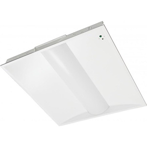 30W 3500K 1 LED Troffer with Emergency Battery Backup in Utility Style-23.59 Inches Wide by 2.75 Inches High