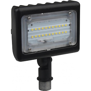 15W 3000K 1 LED Small Outdoor Flood Light in Utility Style-4.31 Inches Wide by 1.5 Inches High