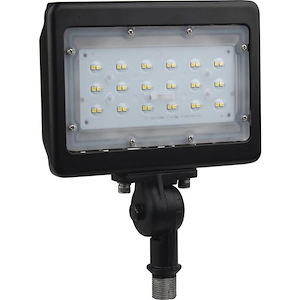 30W 3000K 1 LED Medium Outdoor Flood Light in Utility Style-7.09 Inches Wide by 1.91 Inches High