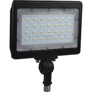 50W 3000K 1 LED Large Outdoor Flood Light in Utility Style-8.5 Inches Wide by 2.09 Inches High