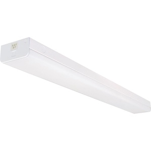 DLC-38W 5000K 1 LED Connectible Wide Strop Light with Emergency Backup-5.13 Inches Wide by 2.69 Inches High - 1004109