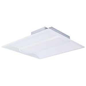 ColorQuick - 20/30/40W LED Center Basket Troffer-23.74 Inch Length and 23.74 Inch Wide - 1431175