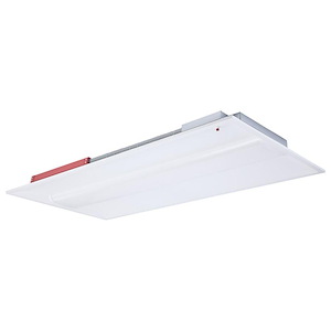 ColorQuick - 50W LED Center Basket Troffer with Emergency Battery-47.76 Inch Length and 23.74 Inch Wide - 1431179