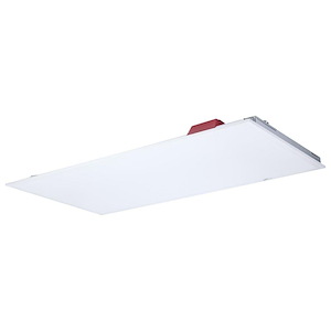 ColorQuick - 347V 50W LED Flat Backlit Panel with EM Battery-23.74 Inch Wide and 47.76 Inch Length - 1393604