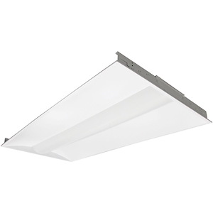 50W 3500K 1 LED Troffer in Utility Style-23.59 Inches Wide by 2.75 Inches High