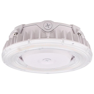 25W CCT Selectable LED Flush Mount In Utilitarian Style-3.15 Inches Tall and 10.04 Inches Wide